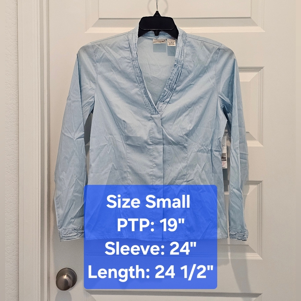 Kim Rogers Signature Long Sleeve Blouse, NWT, Size Small